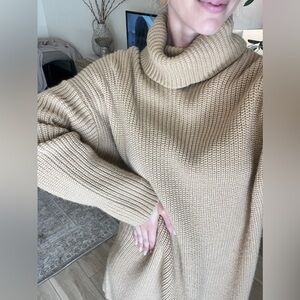 WAYF turtleneck sweater dress